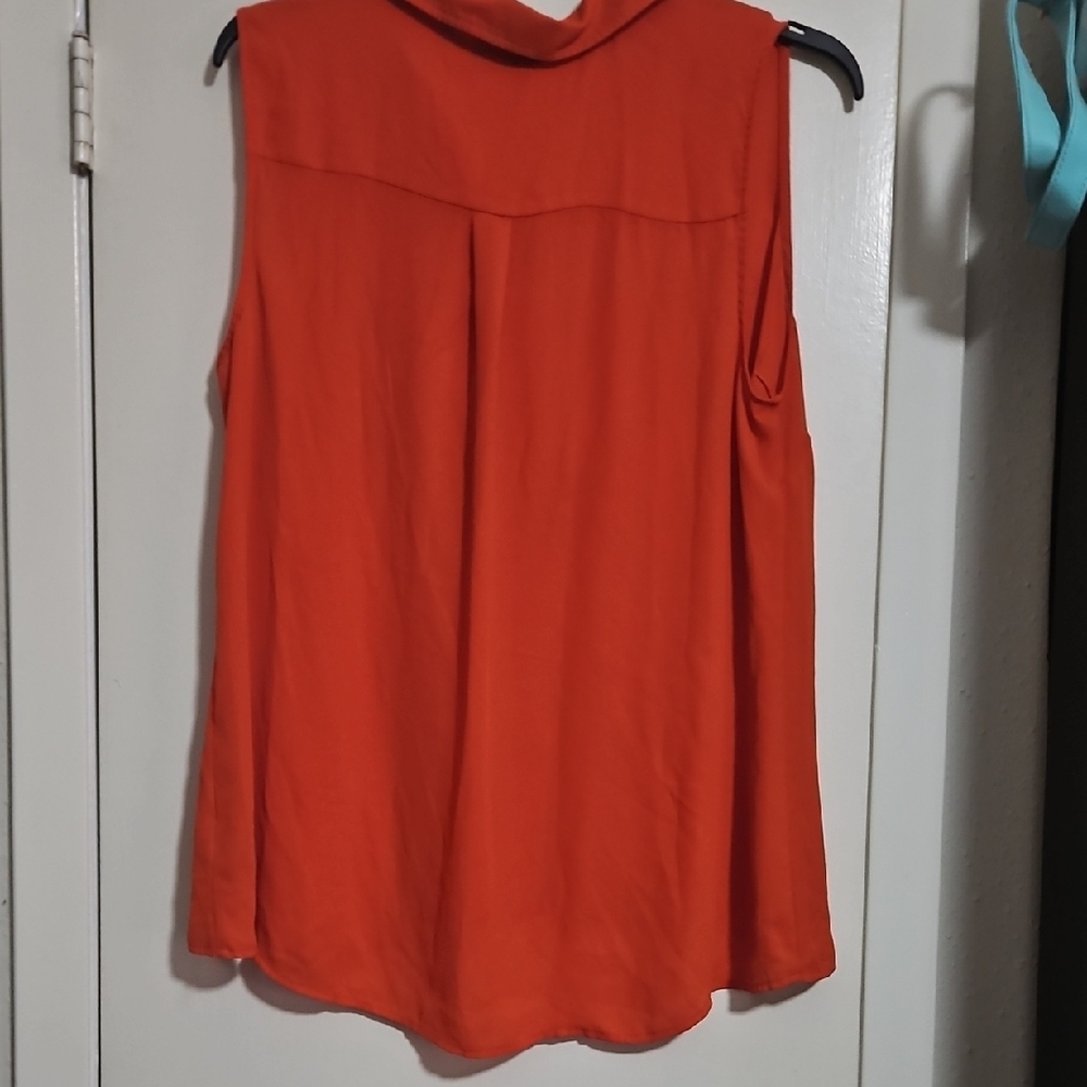 Apt. 9 Bold Orange Sleeveless Blouse - Picture 4 of 4
